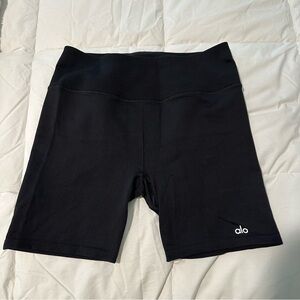 Alo Black Biker Shorts